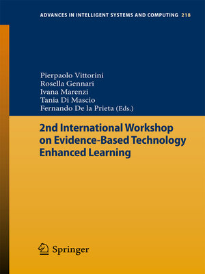 cover image of 2nd International Workshop on Evidence-based Technology Enhanced Learning